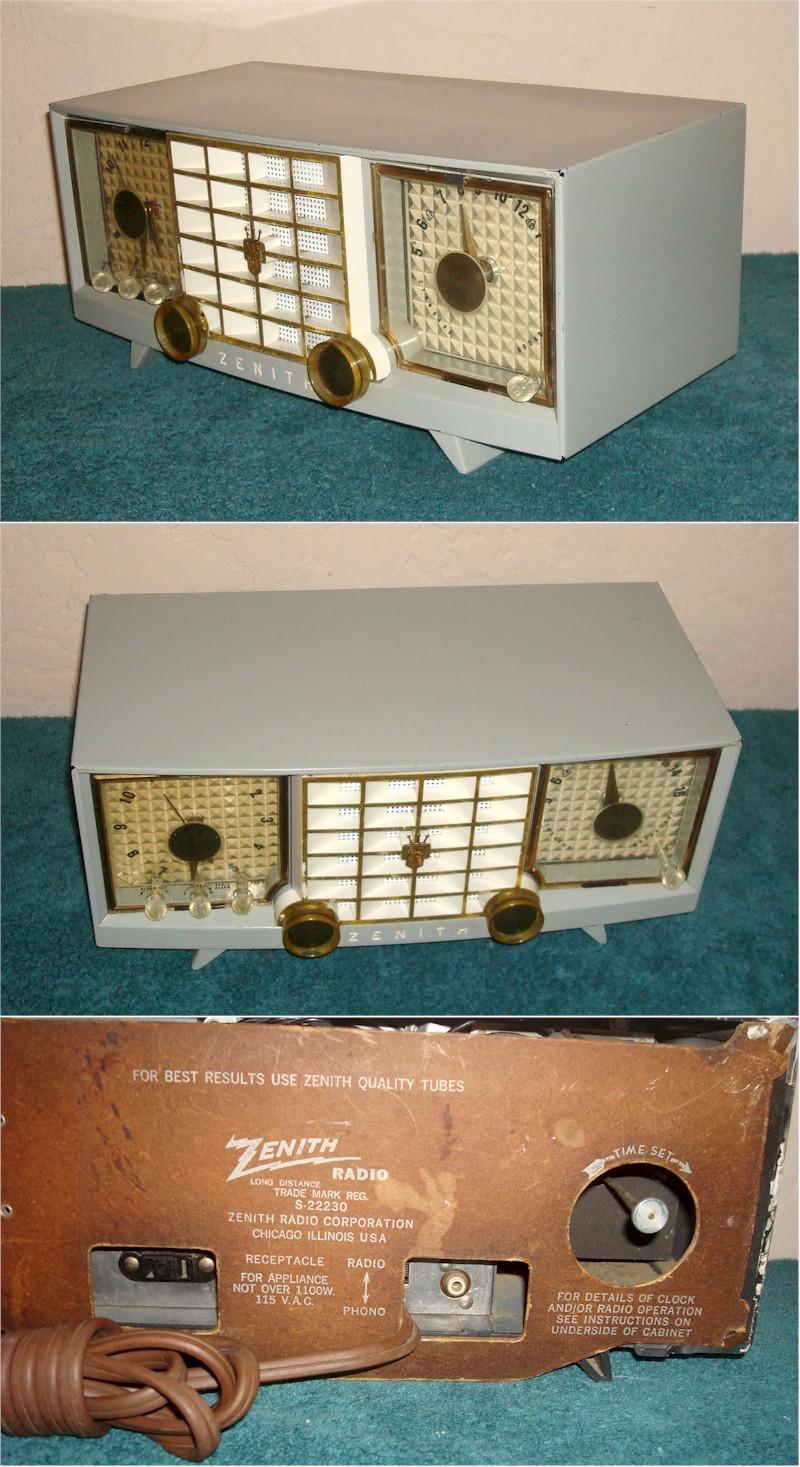 Zenith R623G Clock Radio (1955)