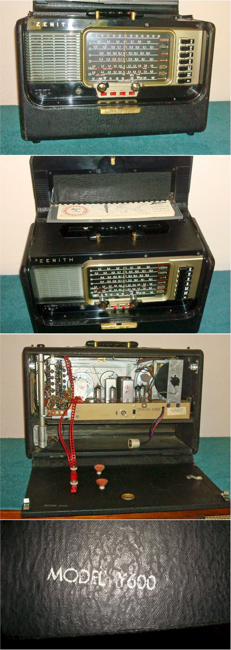 Zenith Y600 Trans-Oceanic (1956)