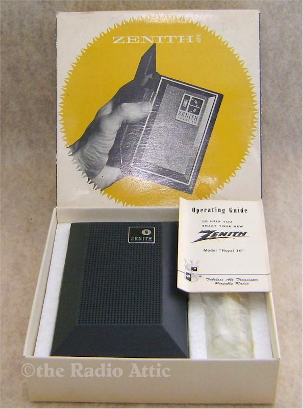 Zenith Royal 16 Pocket Transistor