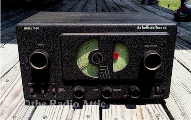 Hallicrafters S-38 Shortwave Receiver (1946)