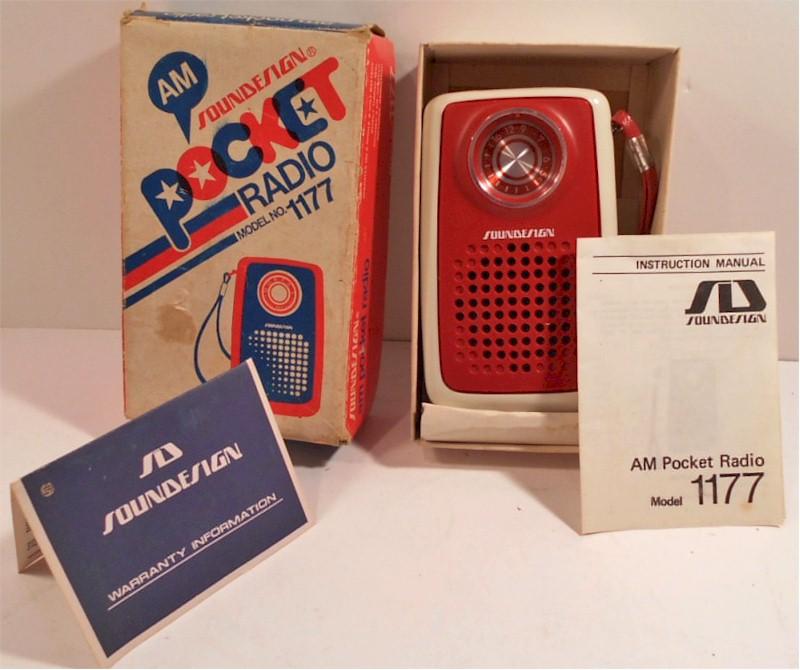Soundesign 1177 Pocket Transistor (1970)