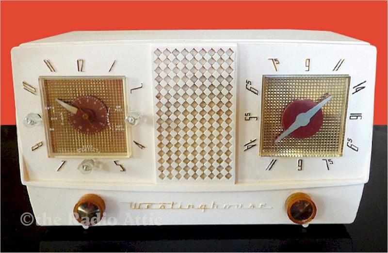 Westinghouse H-392T5 Clock Radio (1954)