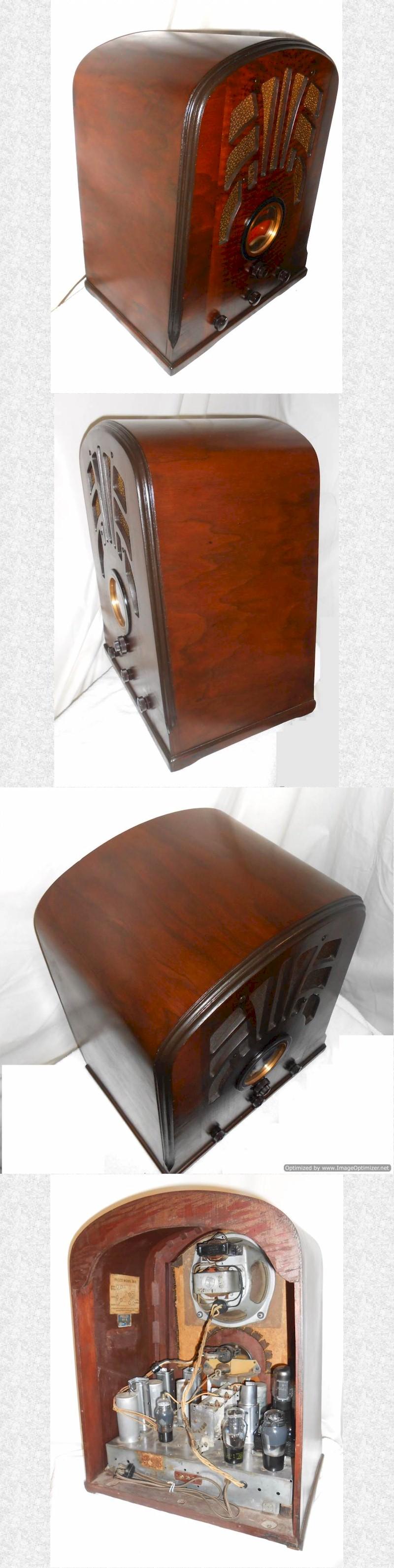 Philco 38-5B "Baby Grand" Cathedral (1938)