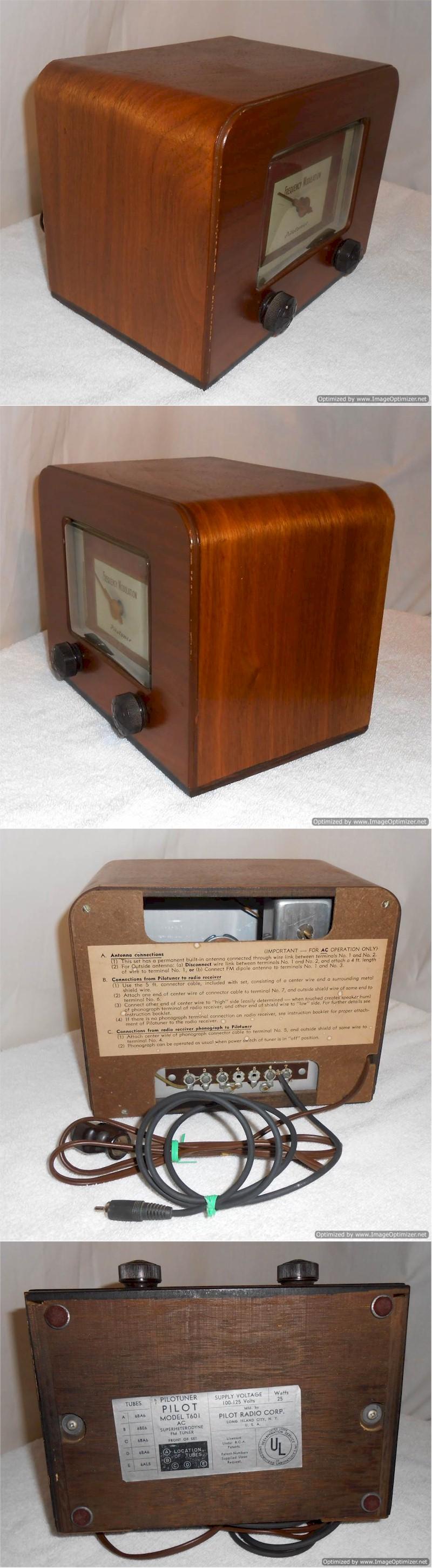 Pilot T601 Pilotuner FM Tuner (1947)