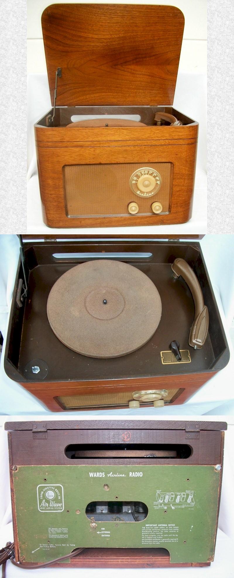 Airline GKM703 Radio Record Player (1950-51)
