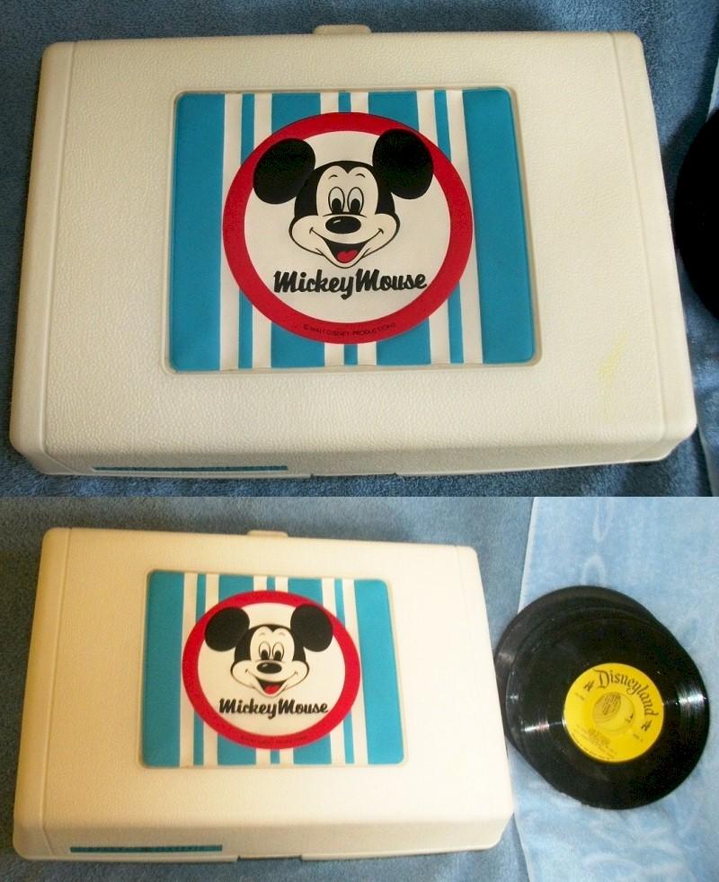 Mickey Mouse Record Player (with Records)