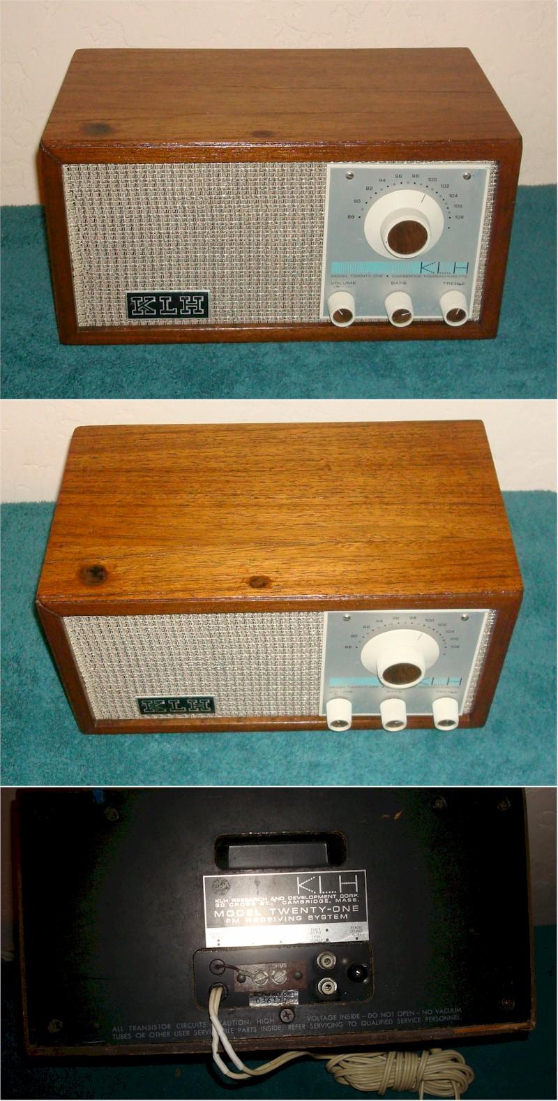 KLH Twenty-One FM Radio (1965)