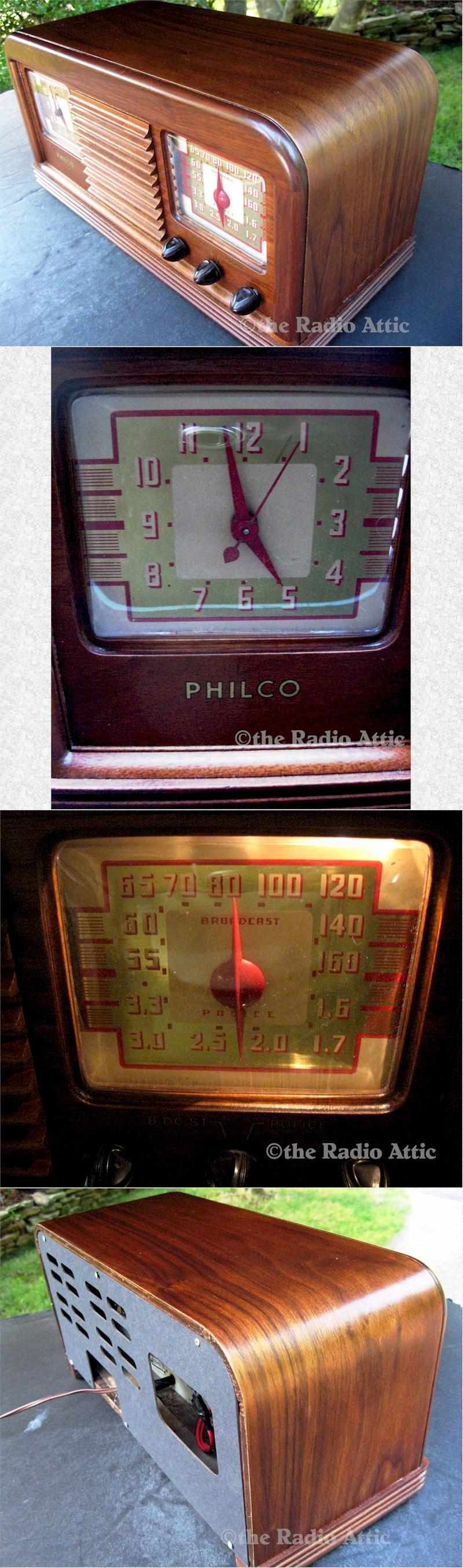 Philco 41-22CL Clock Radio (1941)