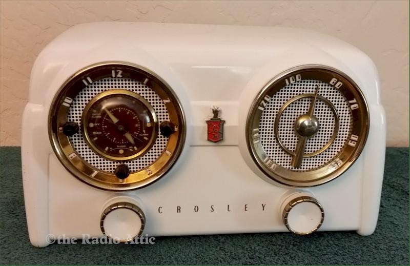 Crosley D-25WE Clock Radio (1953)