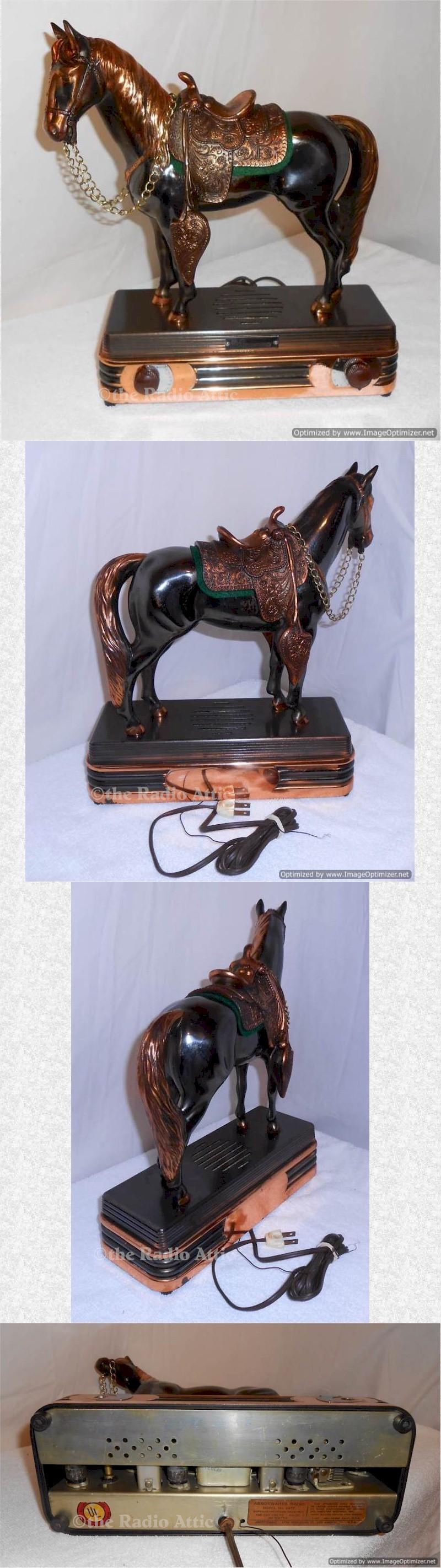 Abbotwares Z477 "Standing Horse" Radio (1947-49)