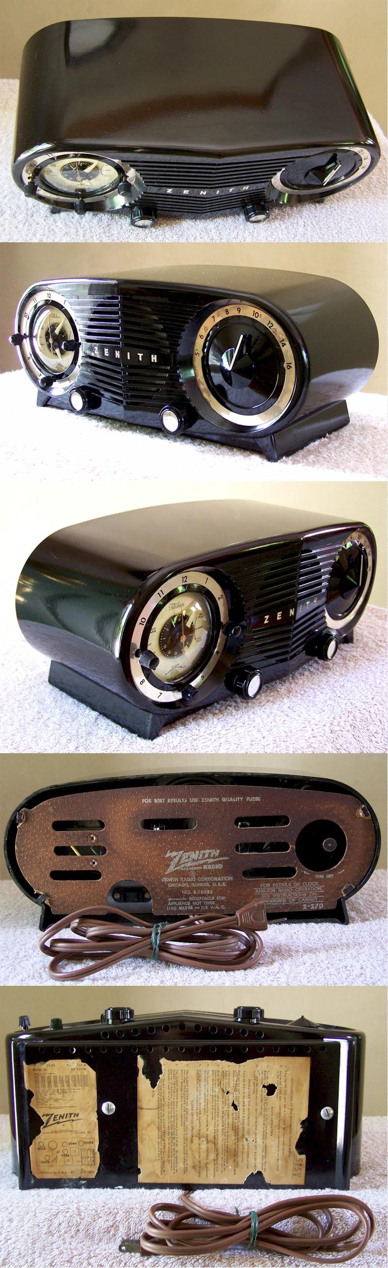 Zenith L515Y Clock Radio (1954)