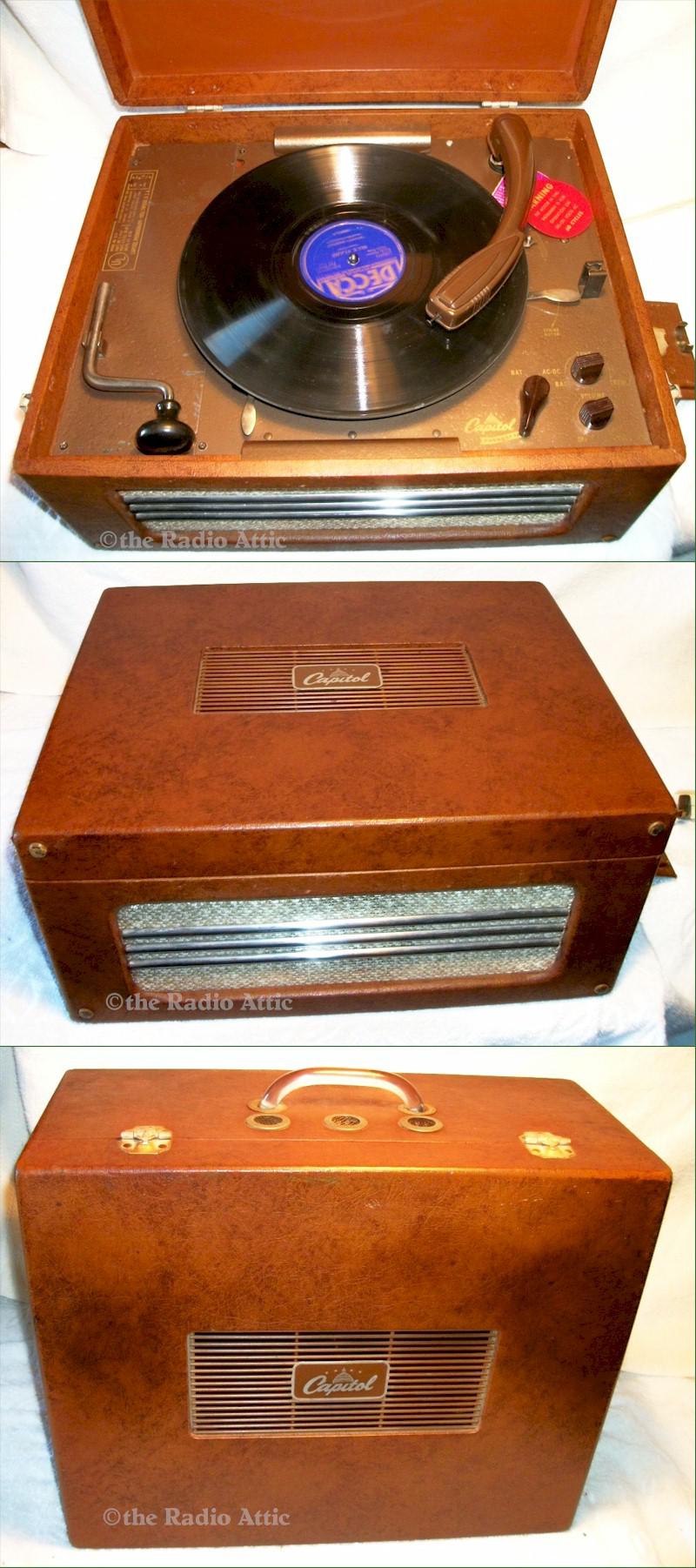 Capital Portable Record Player (1940s)