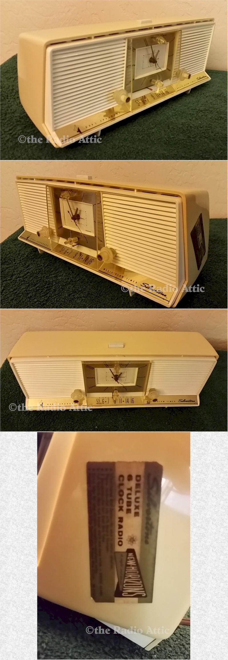 Silvertone 9028 Clock Radio (1959)