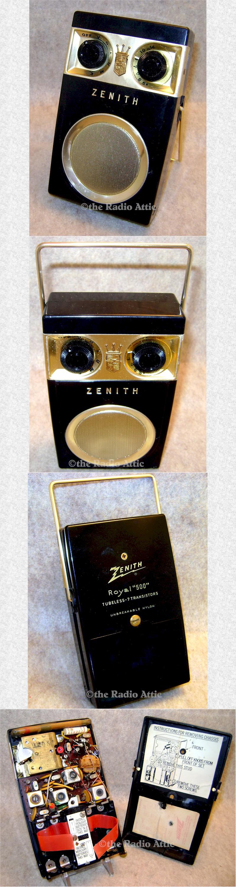 Zenith Royal 500 w/Case (1957)