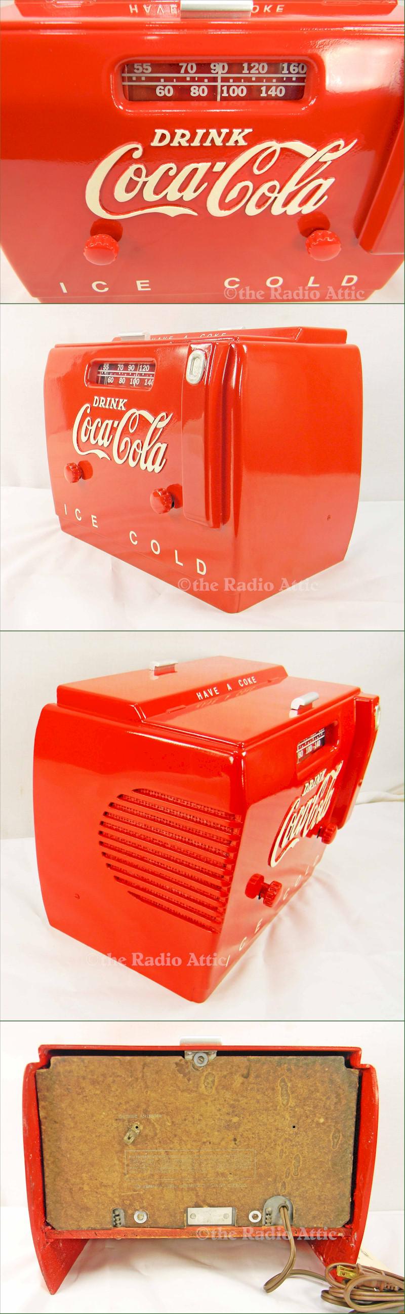 Point of Sale Displays Inc. Coca-Cola Cooler Radio (1949)