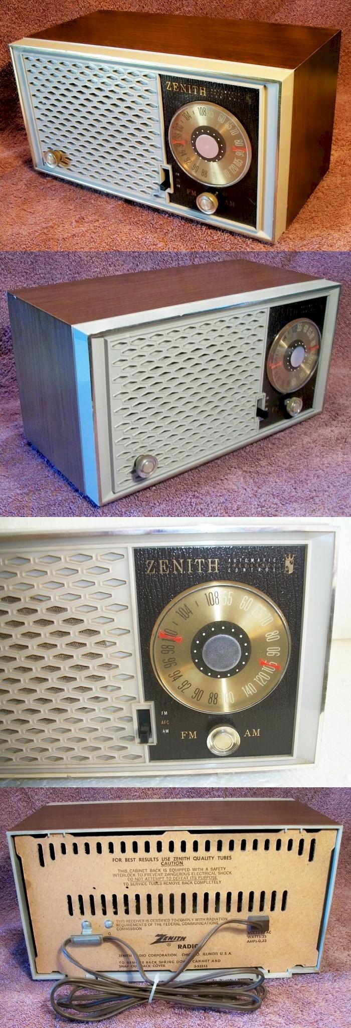 Zenith T2518 AM-FM (1958)