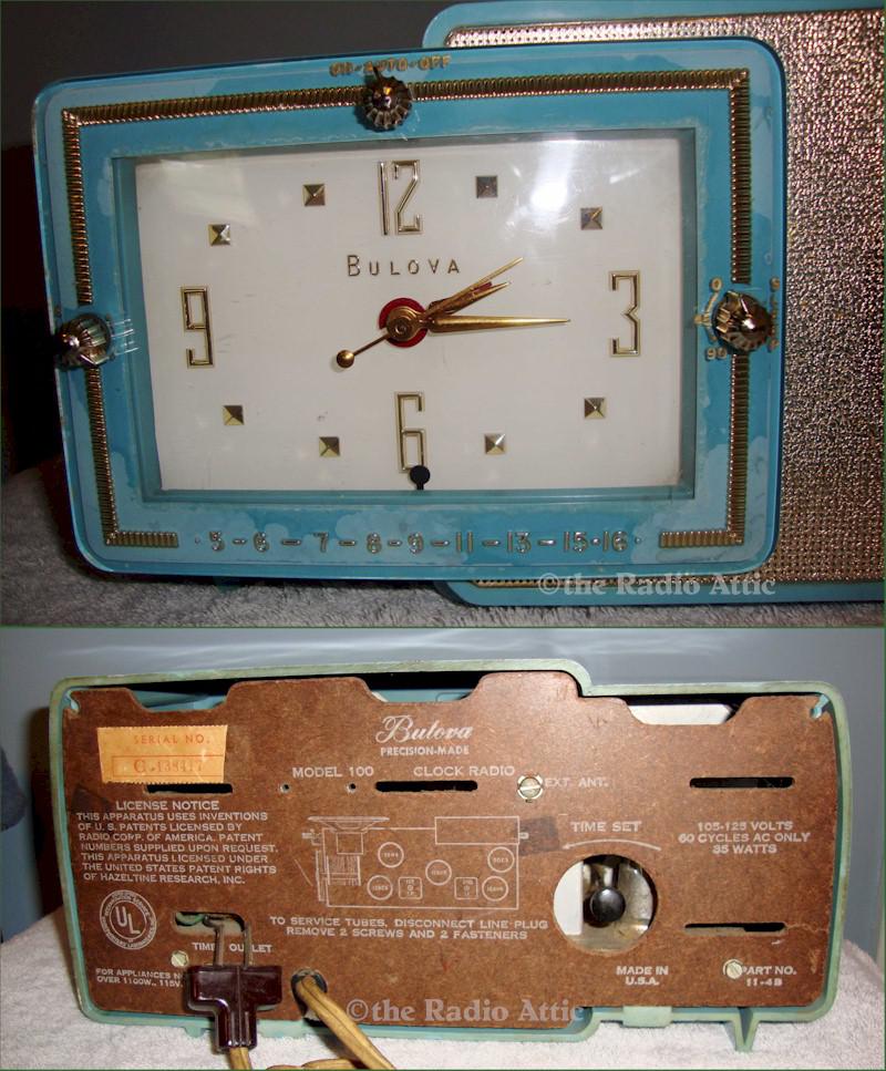 Bulova 100 Clock Radio