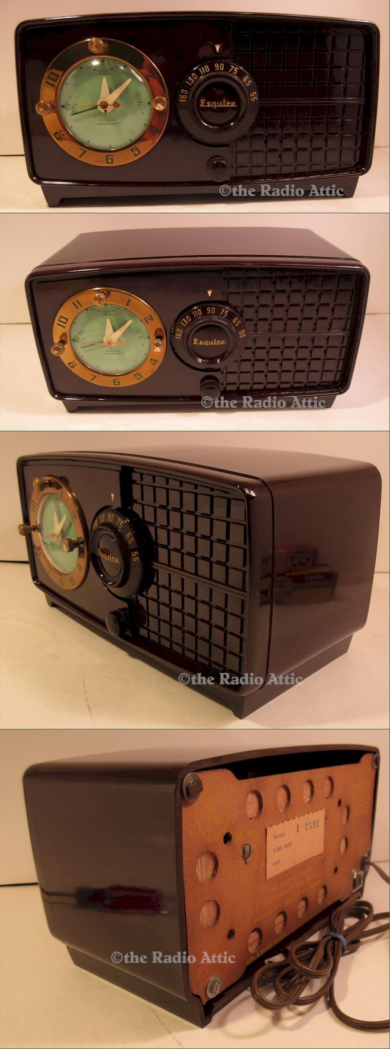 Esquire 550U Clock Radio (1952)