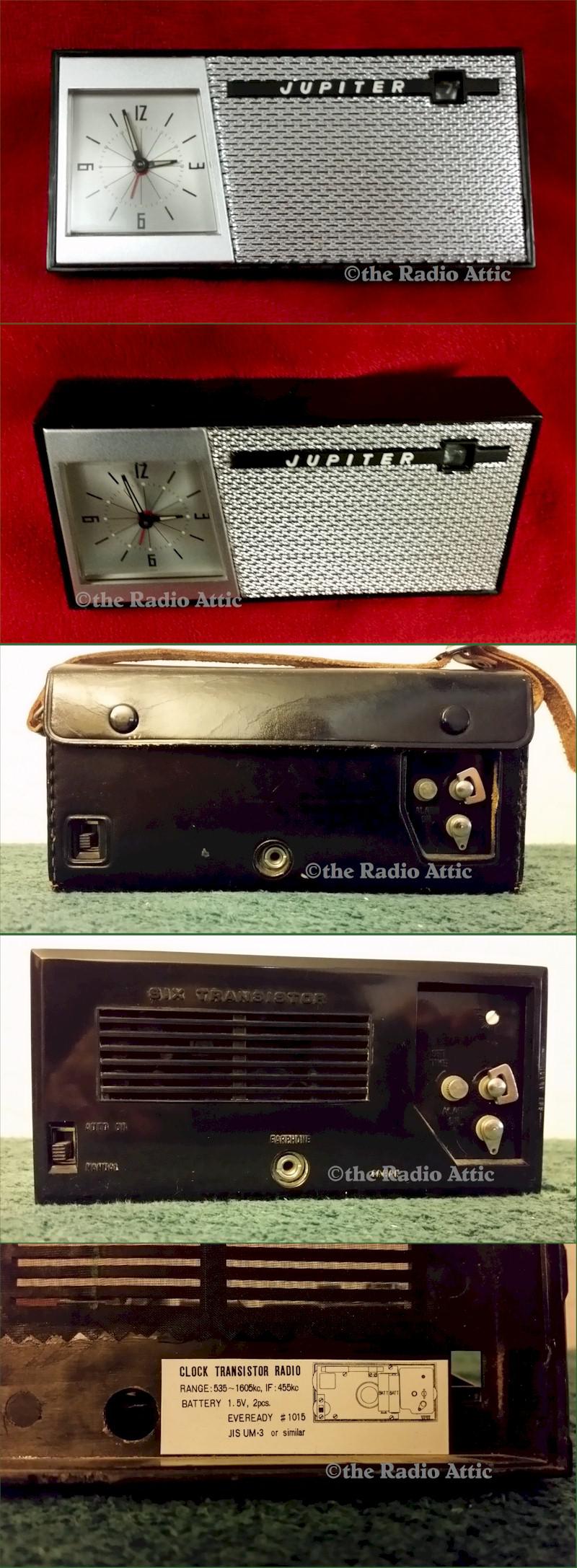 Jupiter Transistor Clock Radio (1961)
