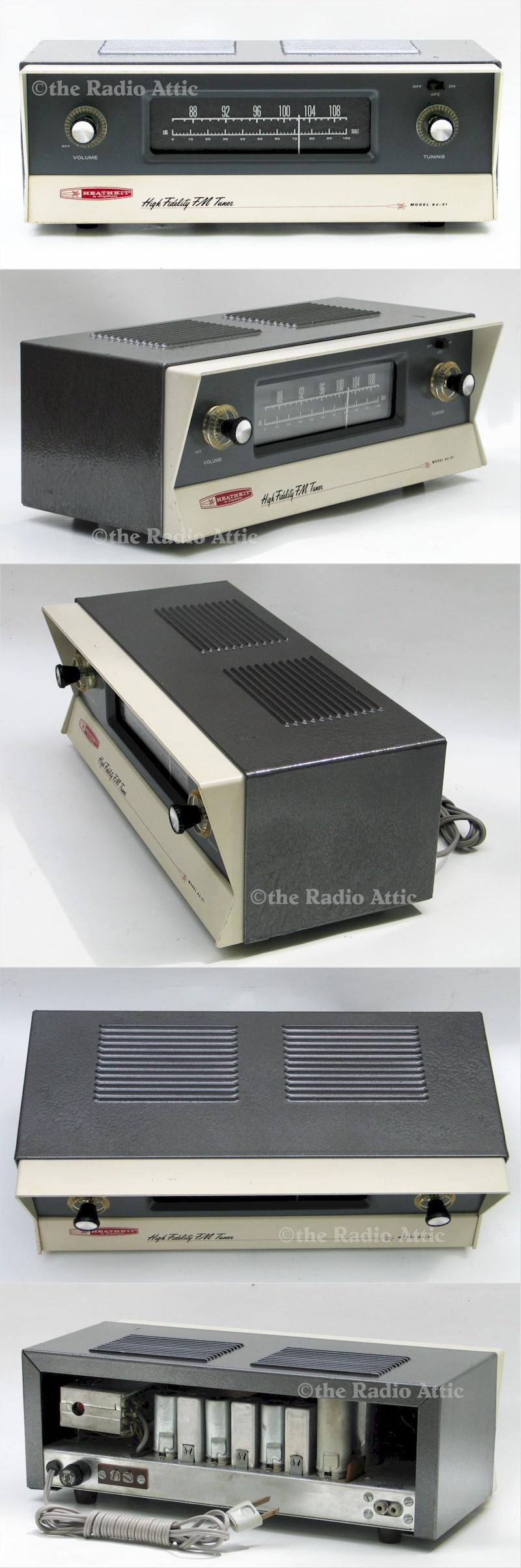 Heathkit AJ-31 FM Tuner (1962)