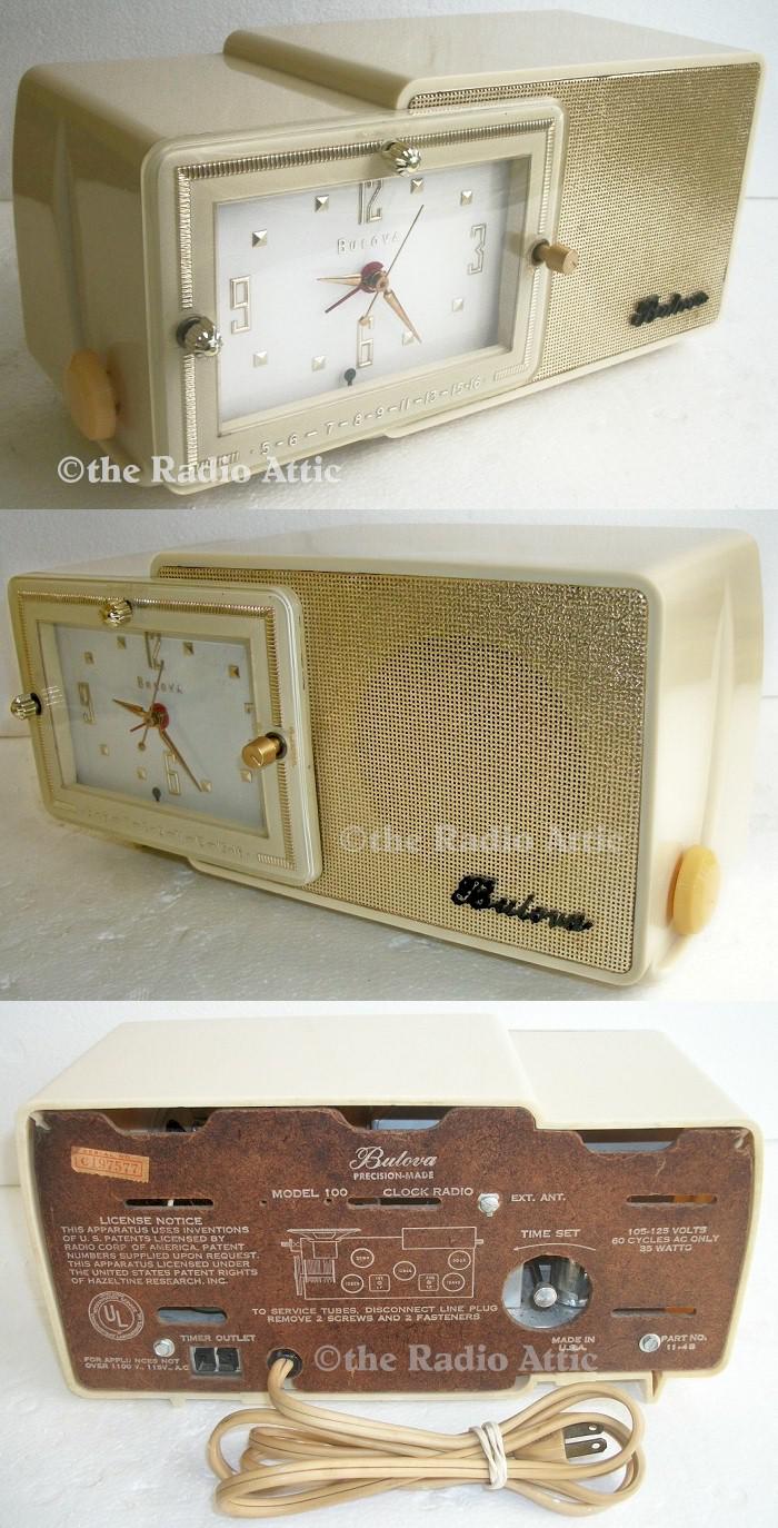 Bulova 100 Clock Radio (1957)