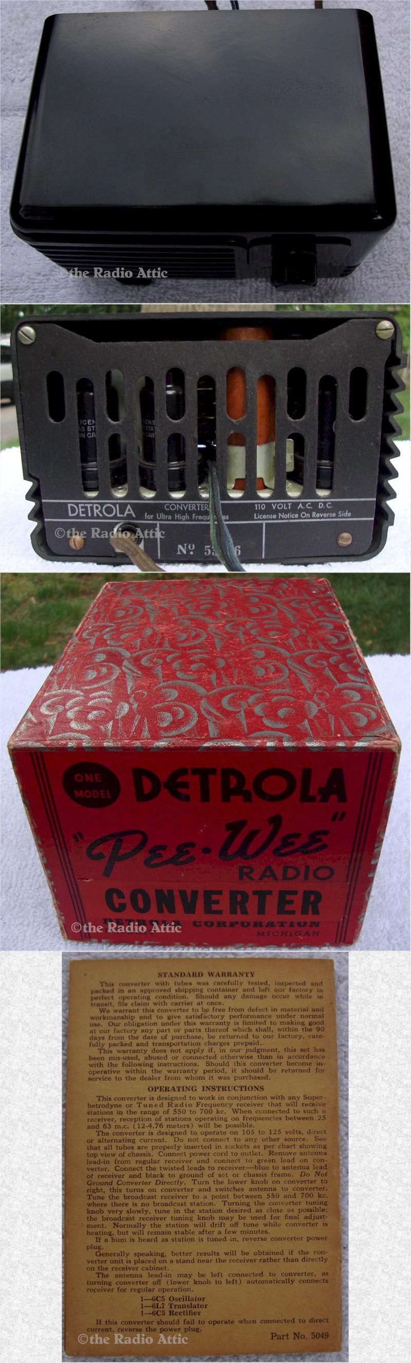 Detrola C-1941 FM Converter