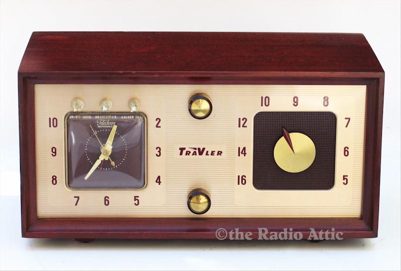 Trav-Ler 55C44 Clock Radio (1955)