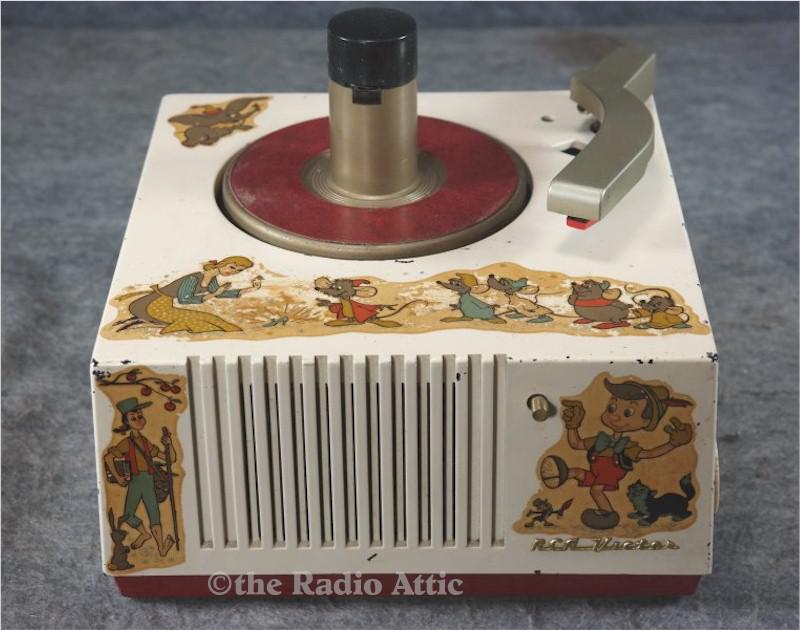 RCA 9-EY-35U 45rpm Player w/Disney Characters (1955)