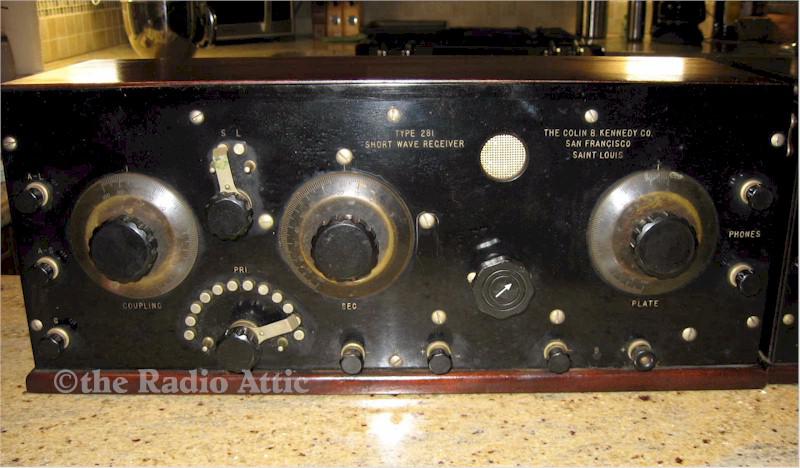 Colin B. Kennedy 281/521 Receiver with Amp (1921)