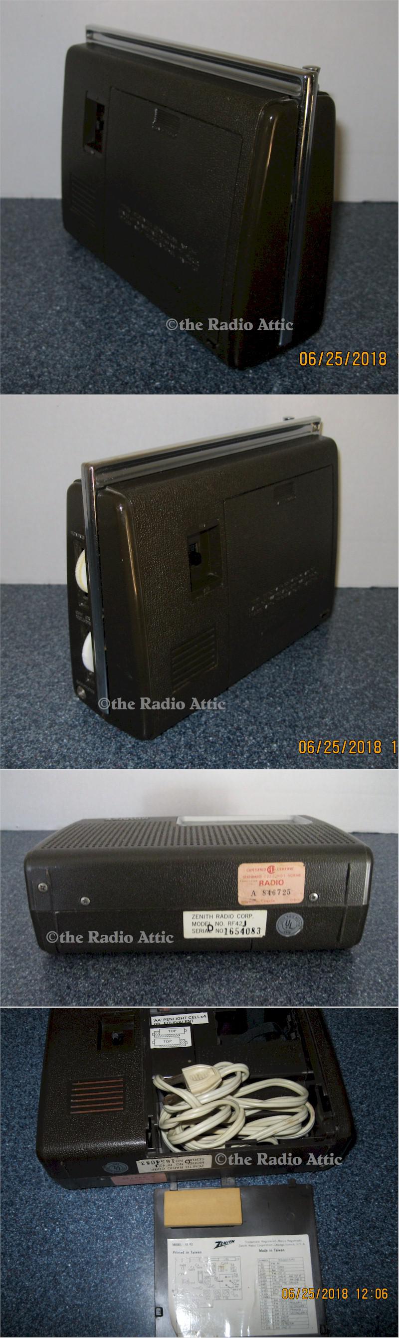 Zenith RF-42 AM/FM Portable (1975)