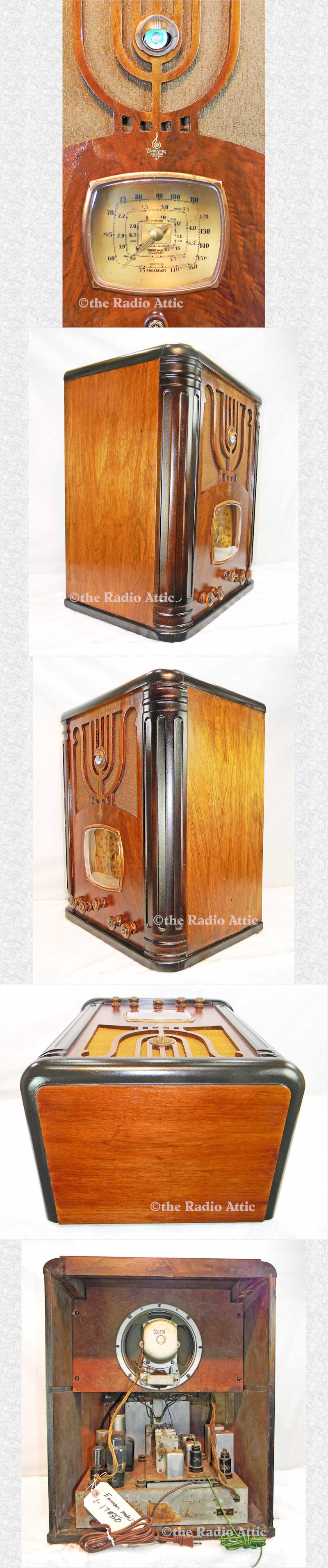 Emerson C-134 Tombstone w/Ingraham Cabinet (1938)