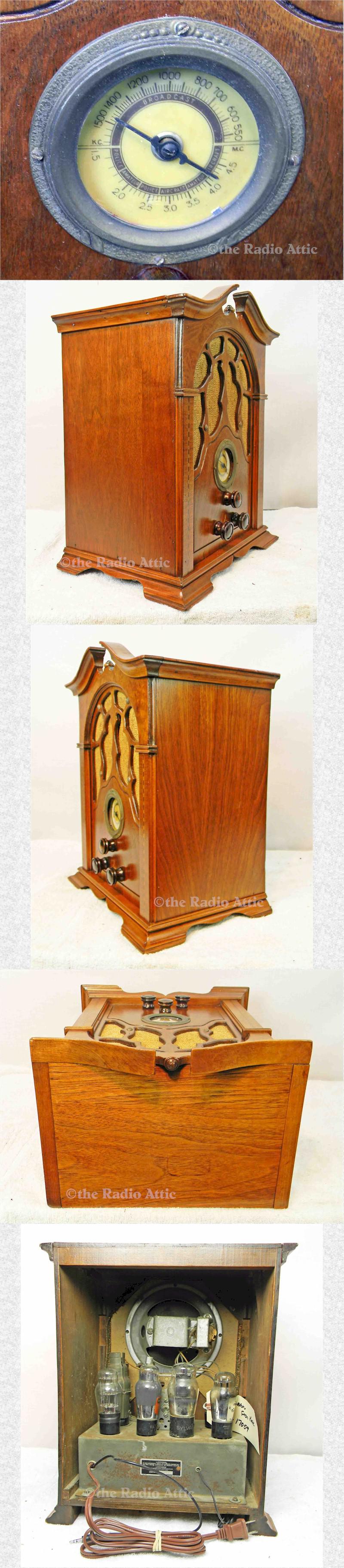 Emerson "Mini Sheraton" w/Ingraham Cabinet (1933)