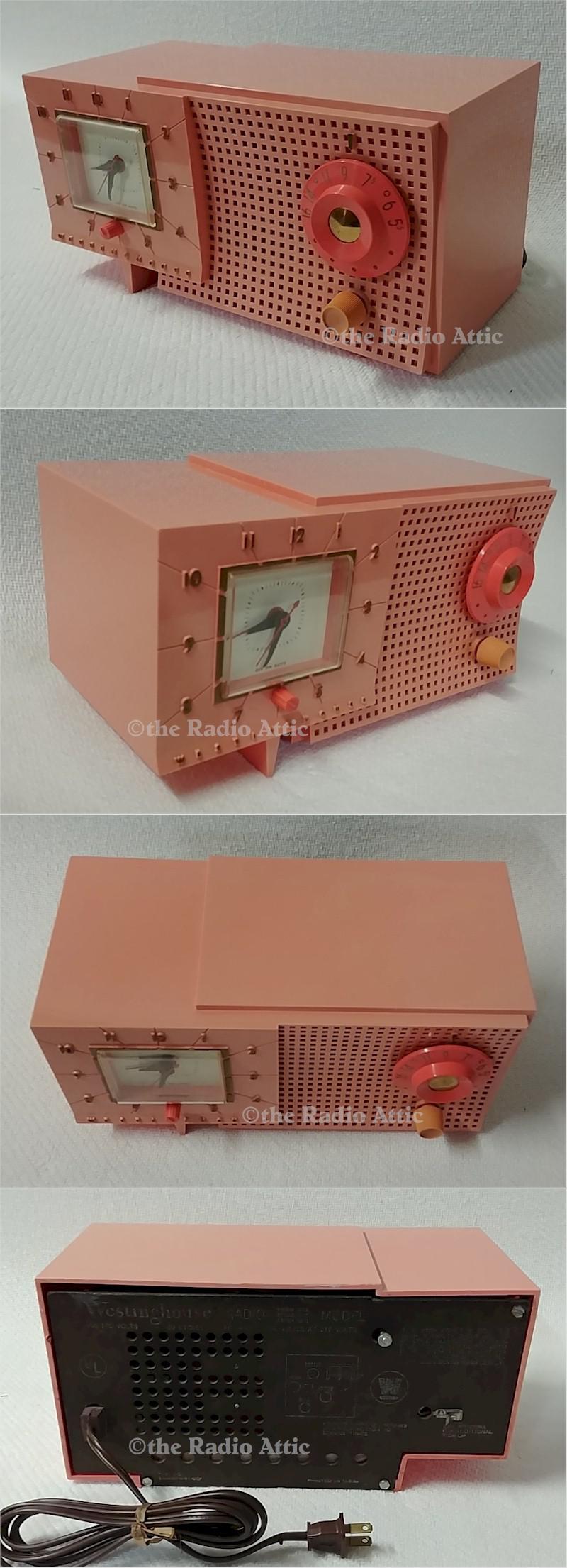 Westinghouse H-540T4-A Clock Radio (1955)