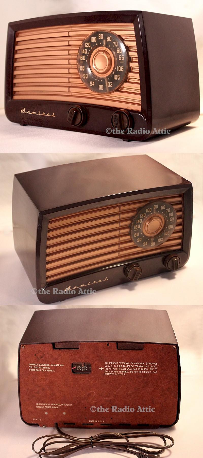 Admiral 6Q12-N AM/FM (1949)