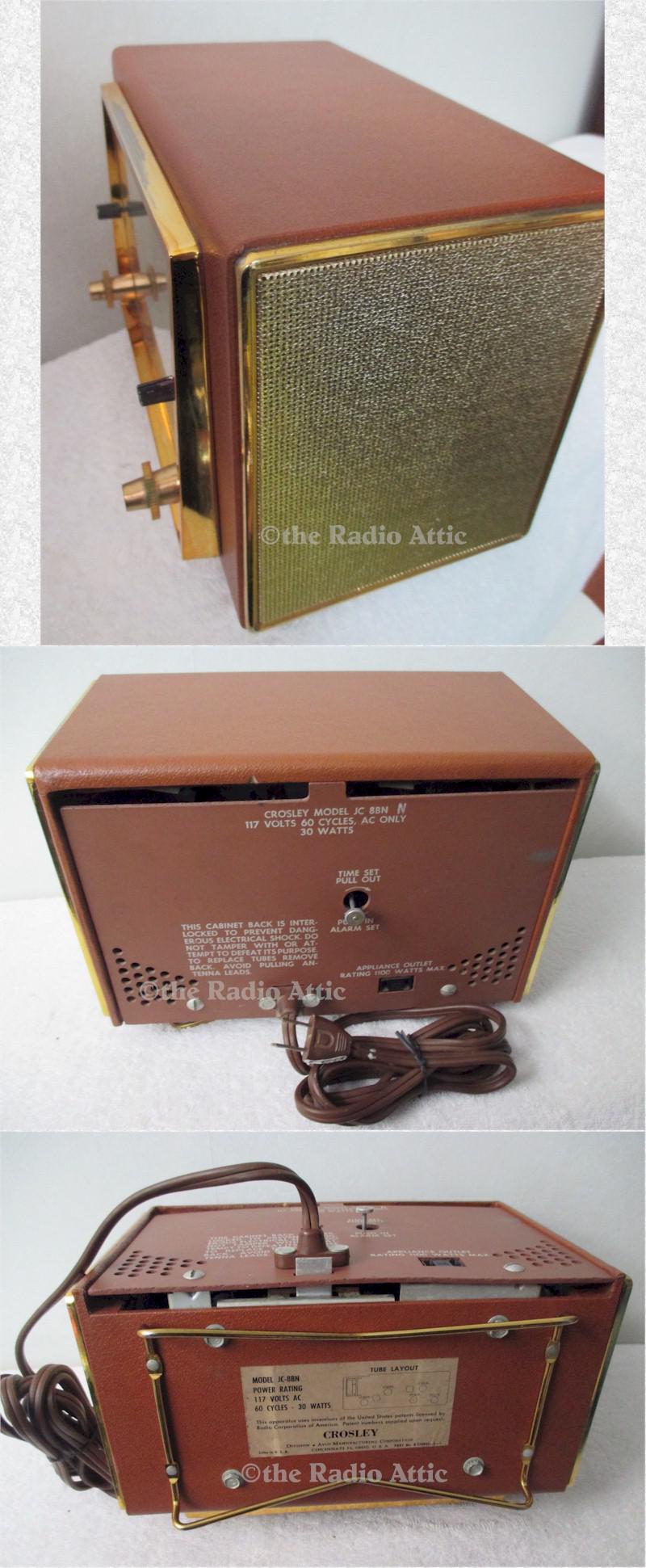 Crosley JC-8BN Clock Radio (1953)