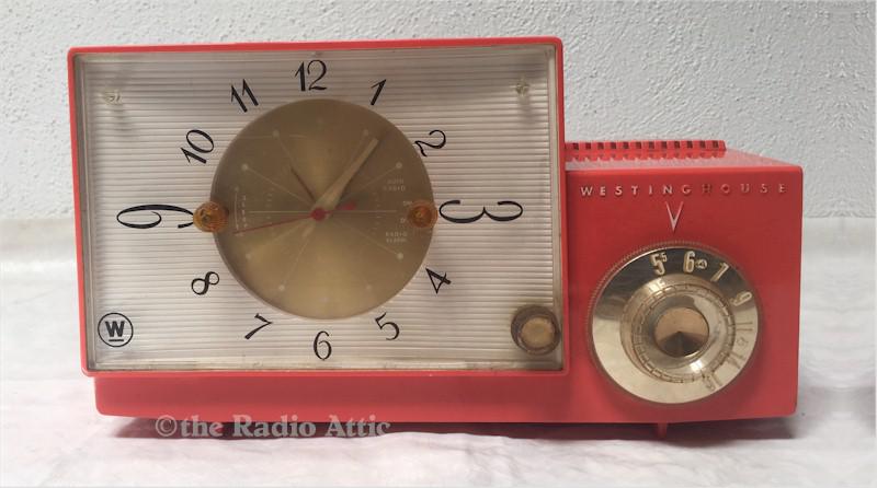 Westinghouse H-583T5 Clock Radio (1958)