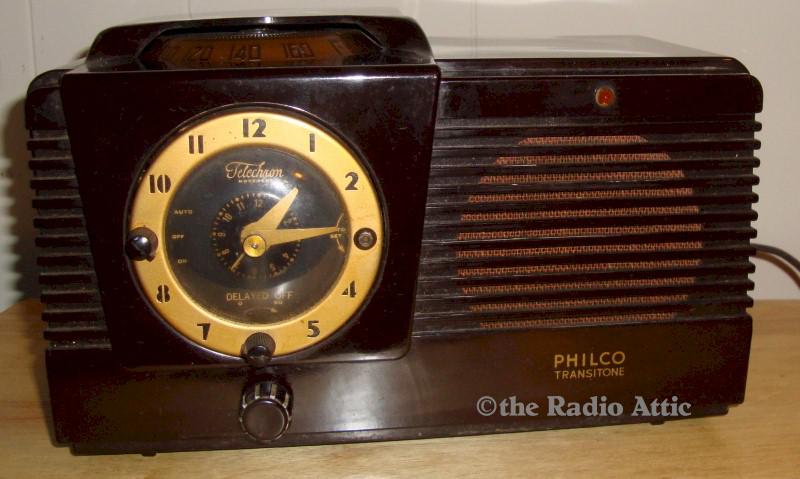 Philco 50-527 Clock Radio (1950)