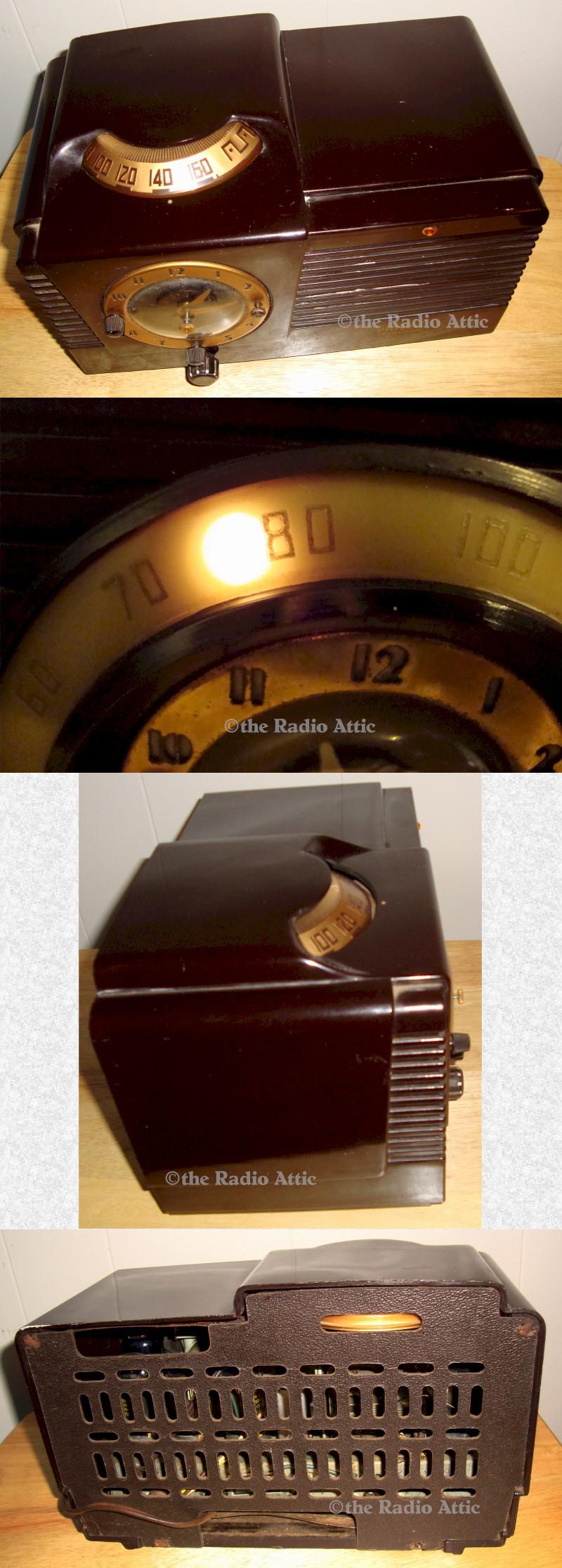 Philco 50-527 Clock Radio (1950)
