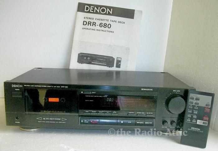 Denon DRR-680 Stereo Cassette Deck (1991)