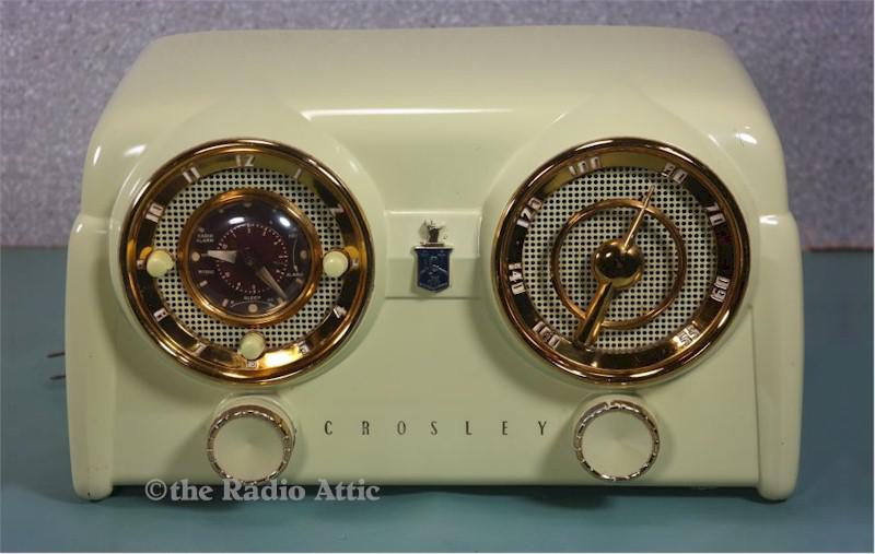 Crosley D-25WE Clock Radio (1953)