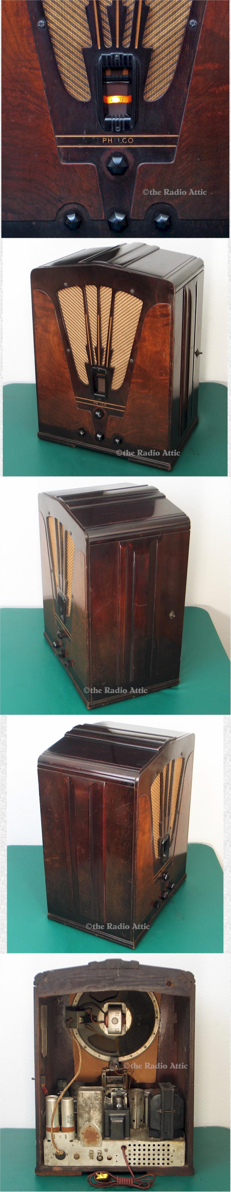 Philco 16B AM/SW Tombstone (1934)