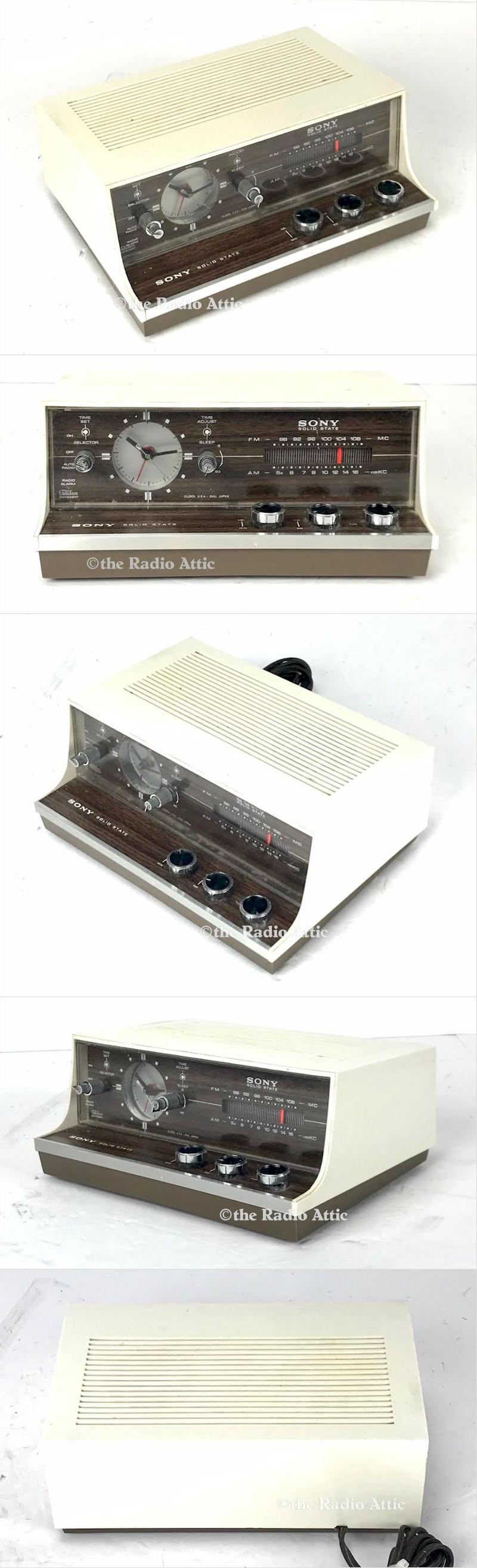 Sony 8RC-52 AM/FM Clock Radio (1970)