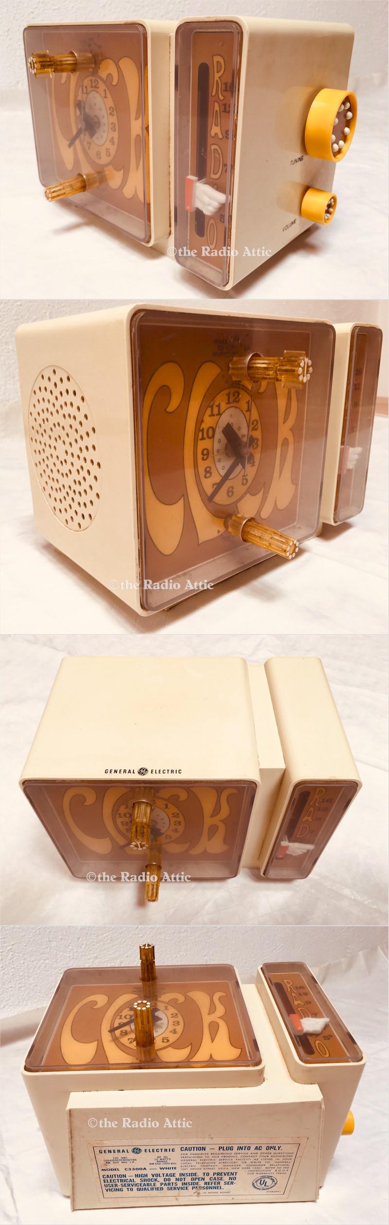 General Electric C3300-A Clock Radio (1969)