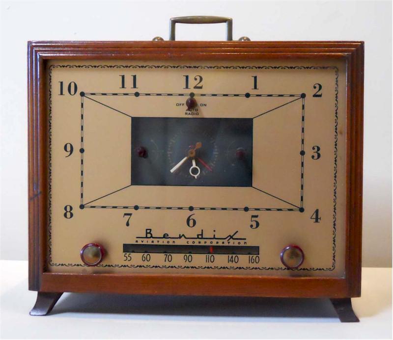 Bendix 753F "Cascade" Clock Radio (1953)