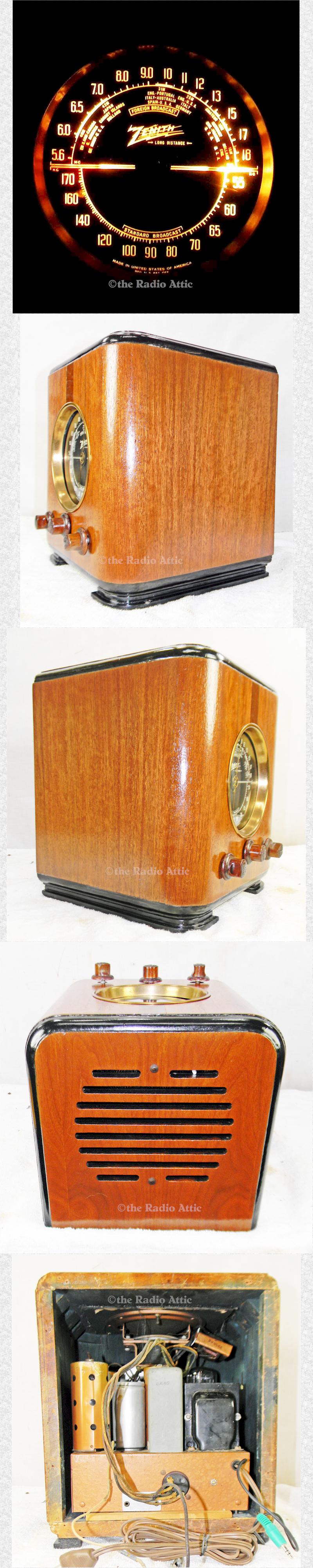 Zenith 5-S-222 Mini Tombstone (1938)