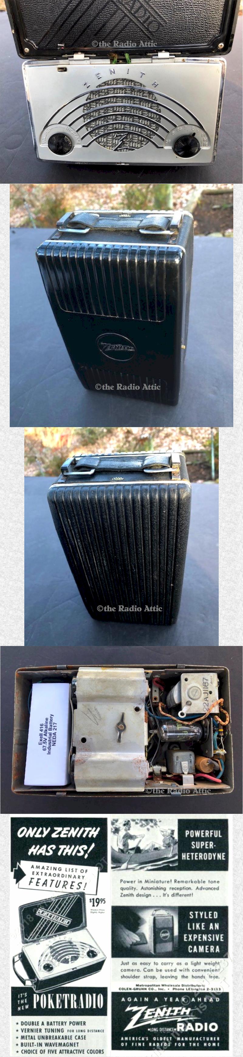 Zenith 4K600 "Pocket Radio" (1941)