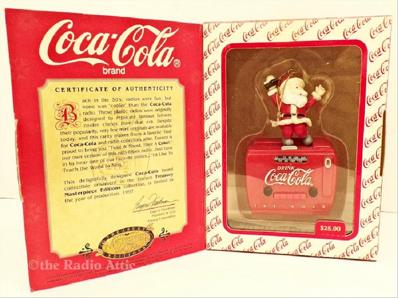 Coca-Cola Santa Radio Christmas Ornament (1997)