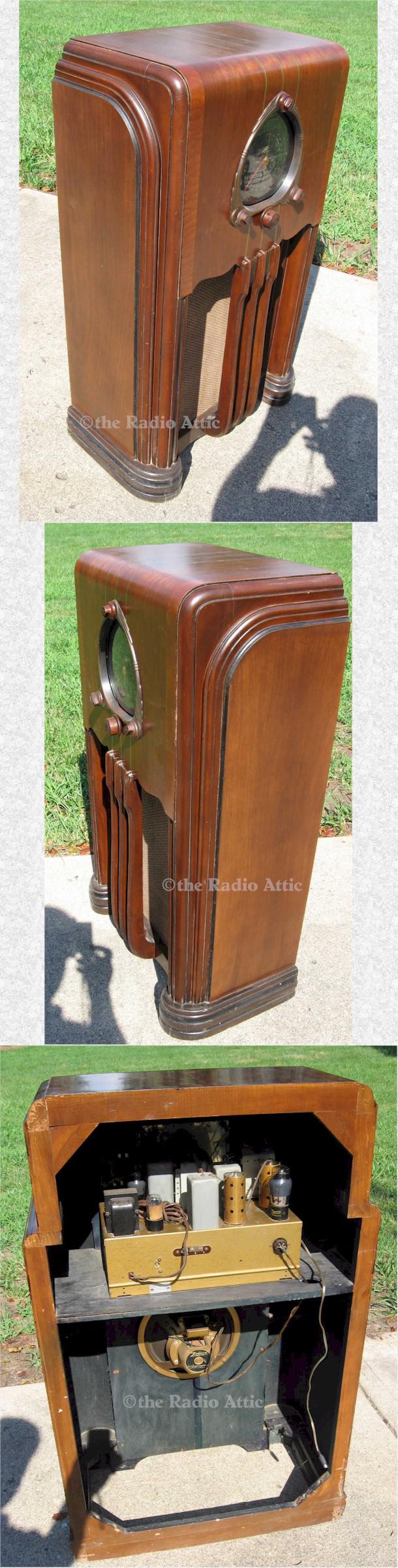 Zenith 6-S-254 "Teardrop" Console (1937)